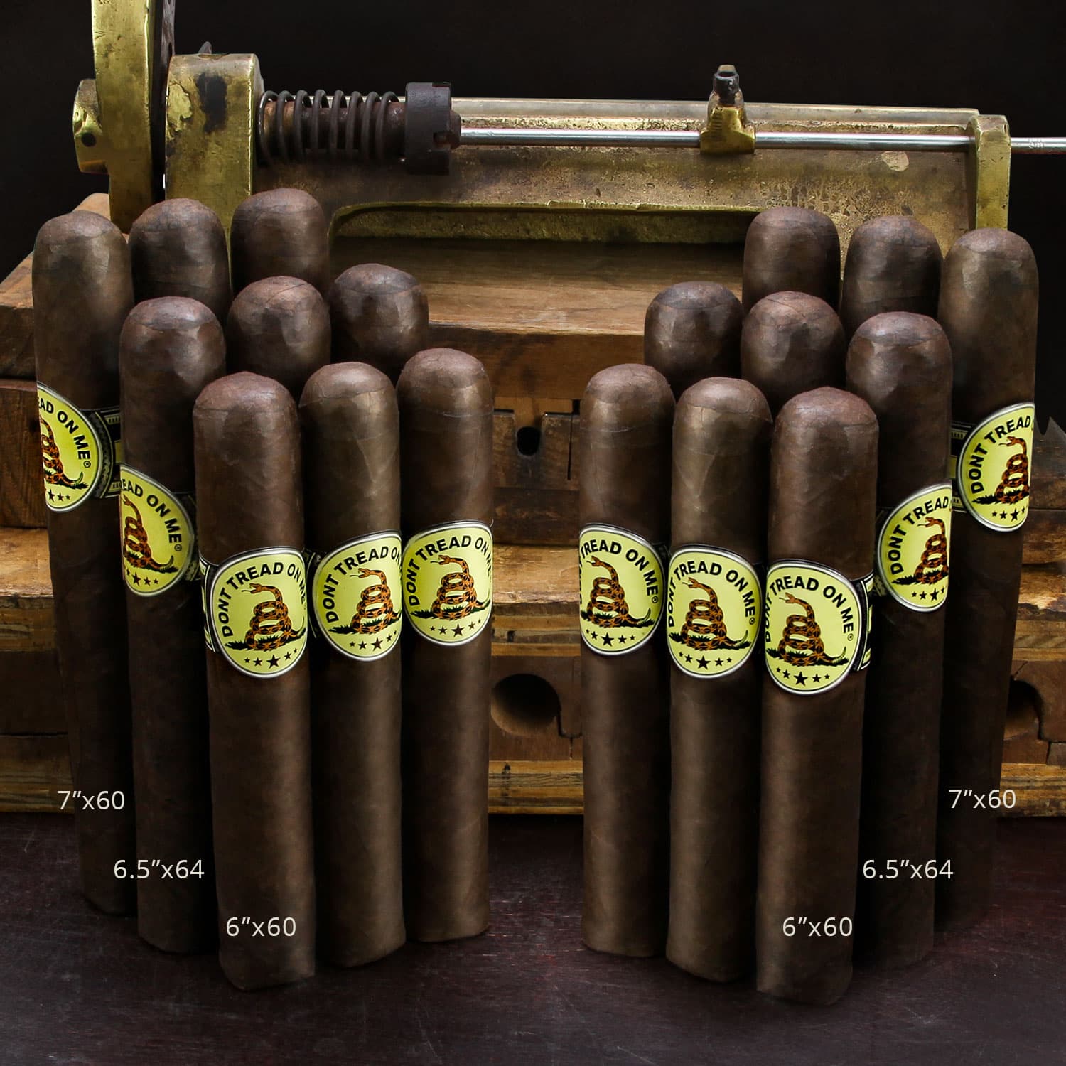 Don't Tread On Me 18-Cigar Big-Ring Patriot Sampler [2/9's]