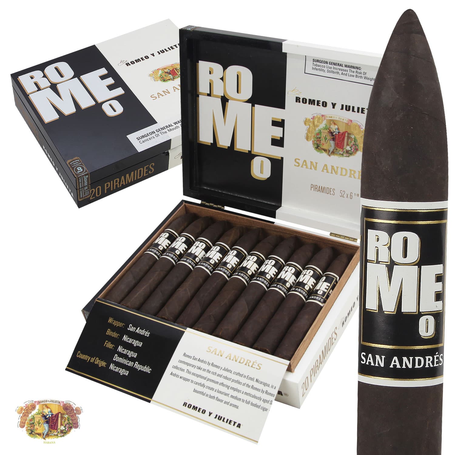 Romeo San Andres Piramides by Romeo y Julieta (Box/20)