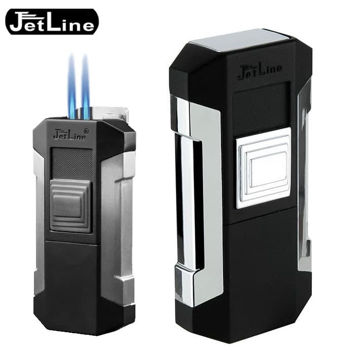 JetLine Luxe Dual-Flame Lighter- Chrome