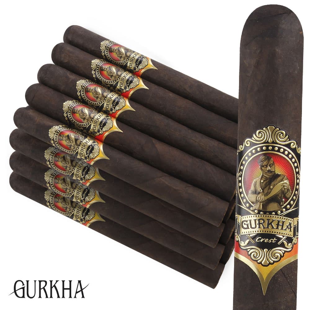 Gurkha Crest Maduro Churchill [4/5's]