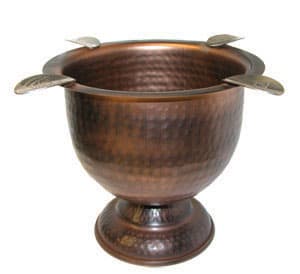 Stinky Brand Tall Ashtray - Antique Hammered Copper