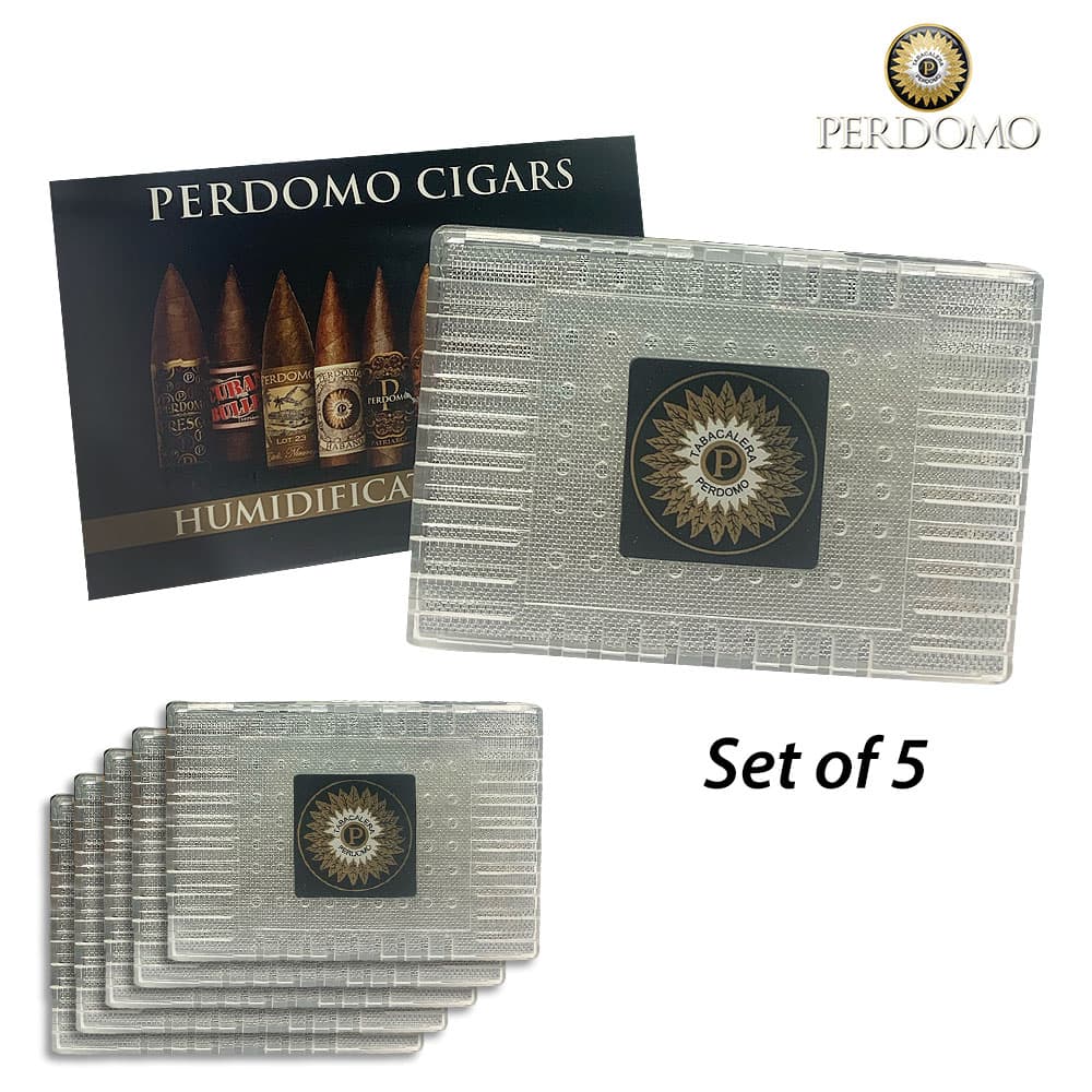 SET OF 5: Perdomo Crystal Gel Bead Travel Humidifiers [5PK]