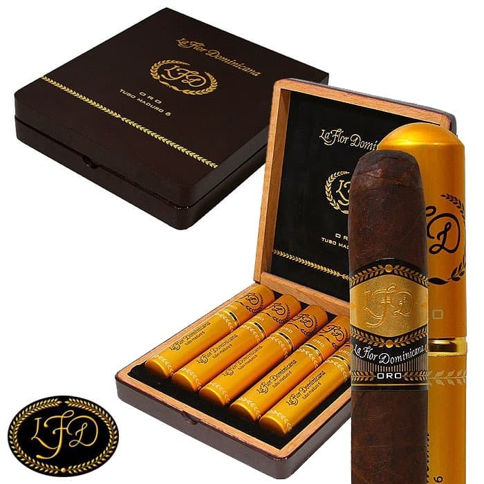 La Flor Dominicana Oro Tubos No. 6 MADURO (Sampler/5)