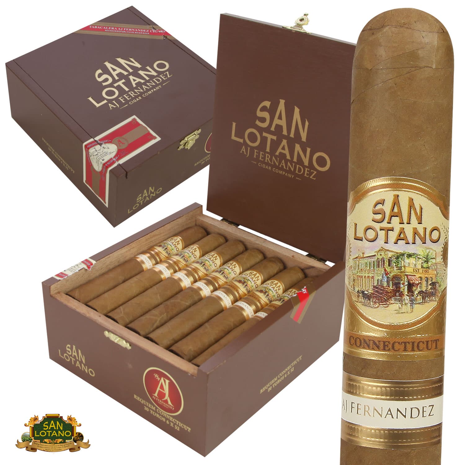 AJ Fernandez San Lotano Requiem Connecticut Churchill (Box/20)