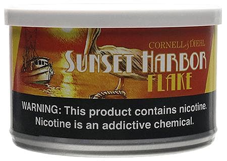 Cornell & Diehl Sunset Harbor Flake Premium Pipe Tobacco 2oz Tins