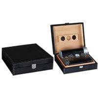 Alligator Black Leather Humidor (20ct)