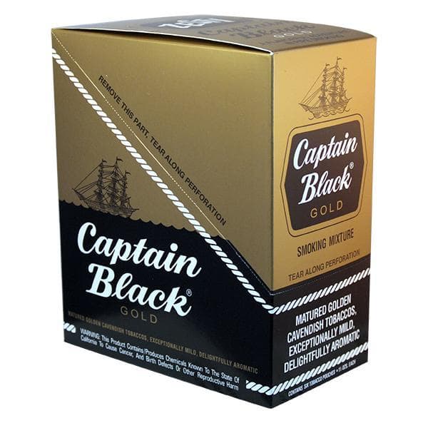 Captain Black Gold Pipe Tobacco 12oz Tin