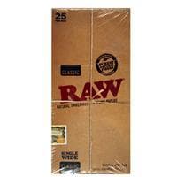 Raw Classic Natural Single Wide Papers 25ct