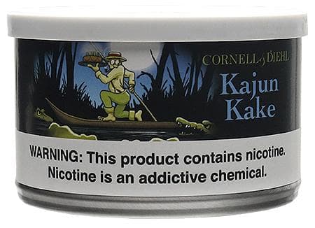 Cornell & Diehl Kajun Kake Premium Pipe Tobacco 2oz Tins