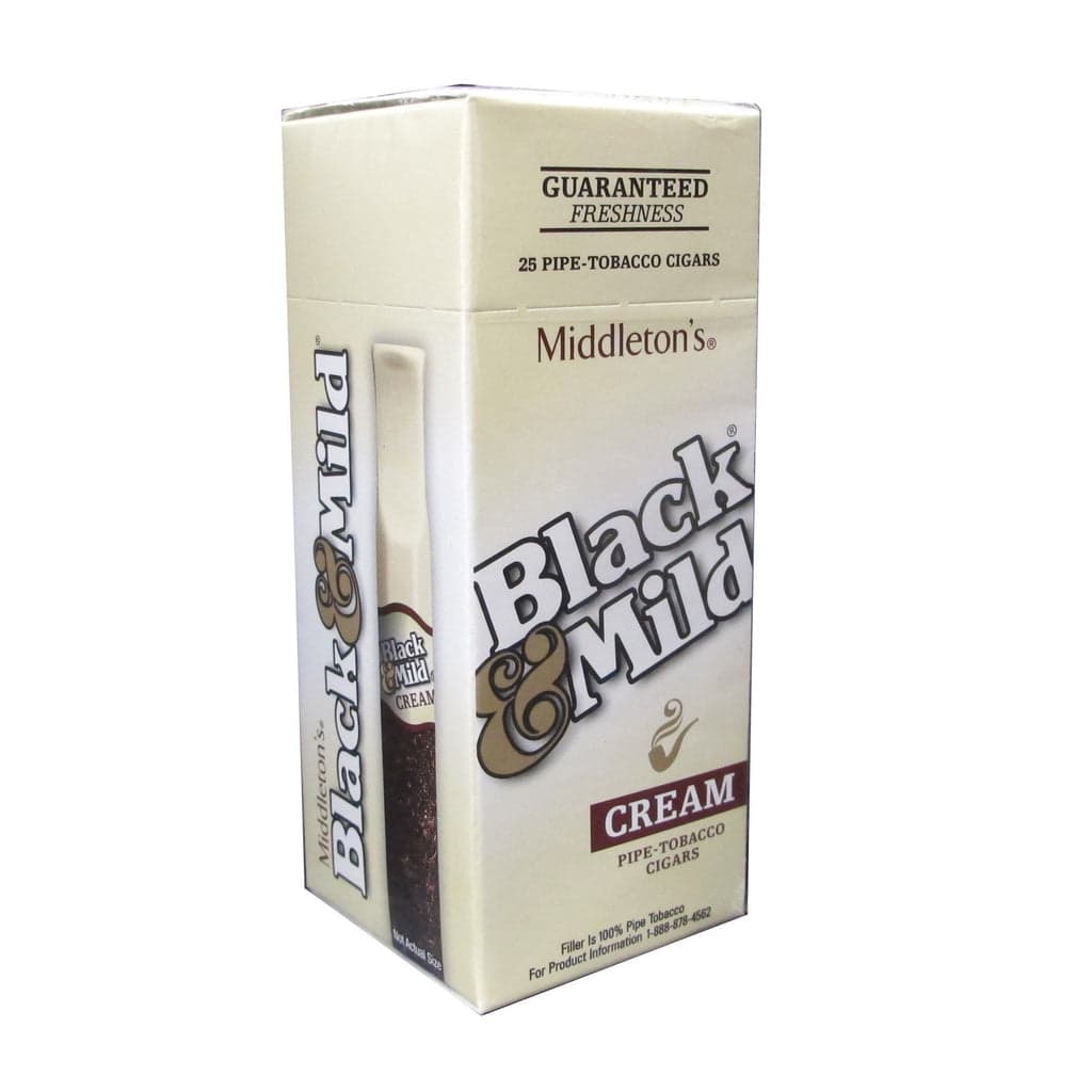 Black & Mild Cream Cigars Upright 25ct