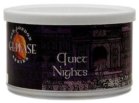 G.L. Pease Quiet Nights Premium Pipe Tobacco 2oz Tins