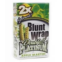 Blunt Wrap Apple Martini Double Platinum Cigar Wraps 2X25 (50ct)