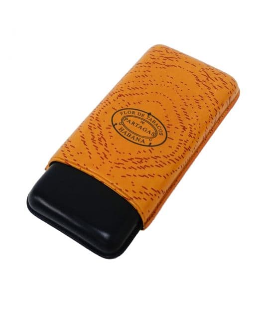 Leather Cigar Case Partagas Adjustable - 3 Cigars