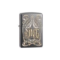Zippo King Black Ice