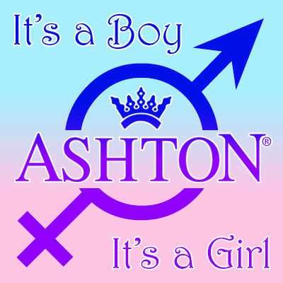 Ashton Classic New Baby Crystal No. 1 It's a Girl 5 Pack