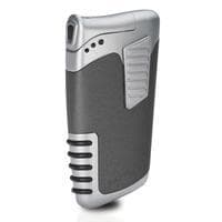 Lotus Double Down Dual Flame Lighter Grey Matte