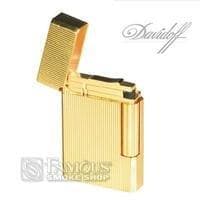 Davidoff Prestige Diamond Cut Lines Gold Lighter