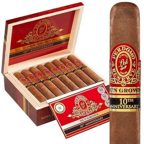 Perdomo Reserve 10th Anniversary Box-Pressed Sun-Grown
