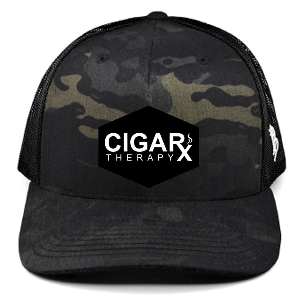 Buy CIGARx Camo Curved Trucker with Black Classic Rogue Patch Online &amp; Save