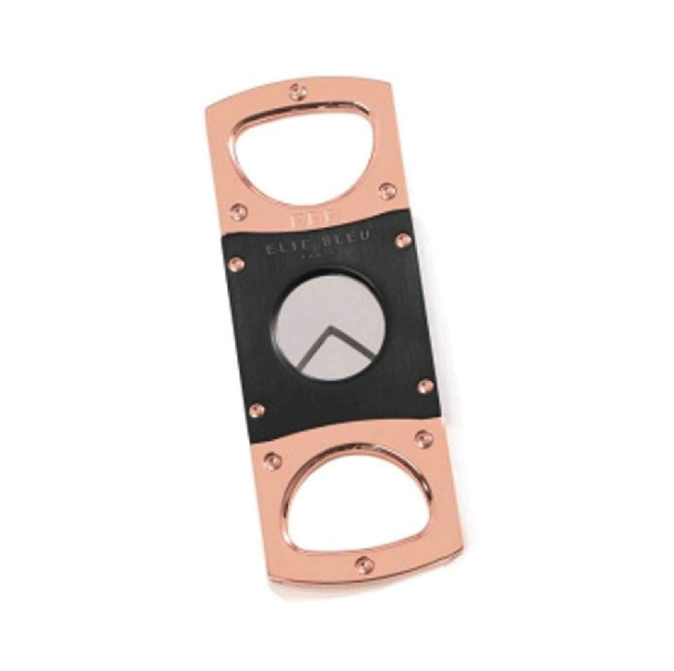 Elie Bleu Double Blade Black and Rose Gold Cigar Cutters Online