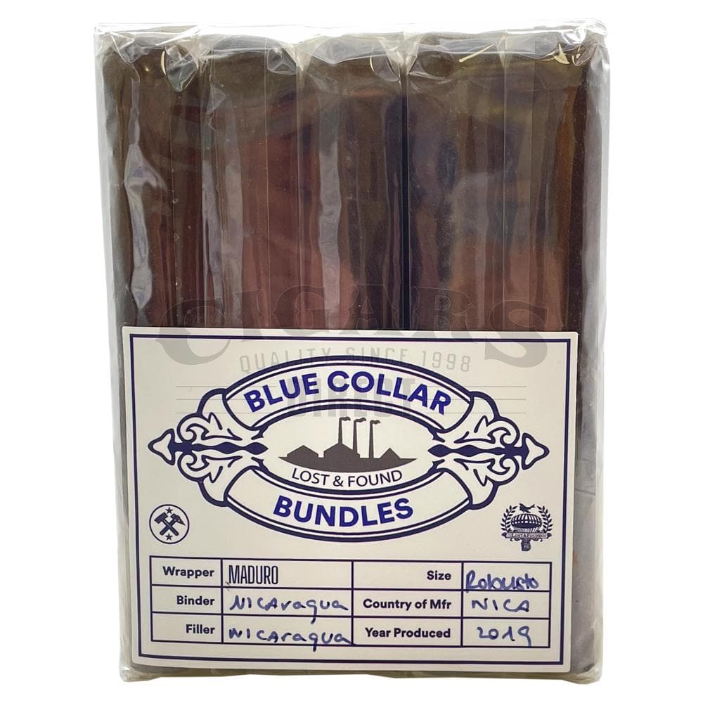 Buy Caldwell Lost and Found Blue Collar Robusto Maduro Cigars Online