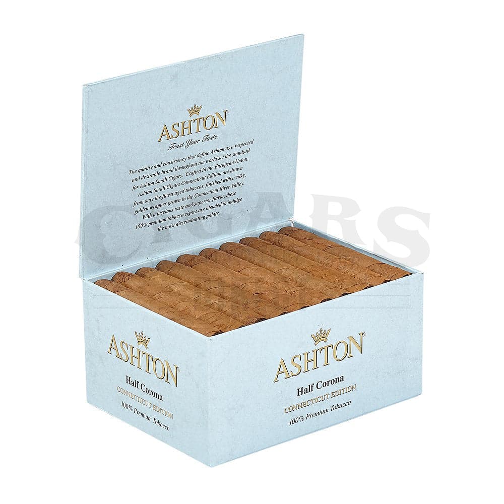 Buy Ashton Small Cigars Half Corona Connecticut Online &amp; Save Big