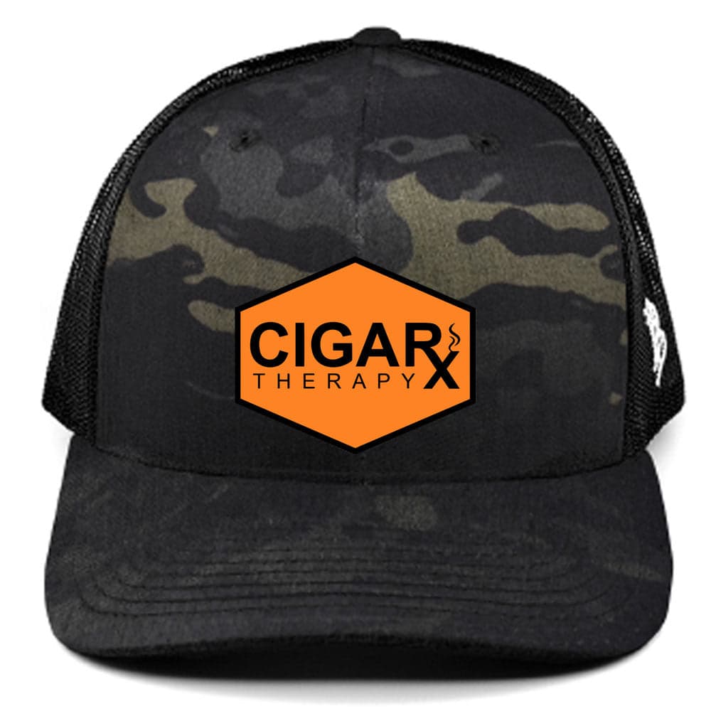 Buy CIGARx Camo Curved Trucker with Black Classic Rogue Patch Online &amp; Save