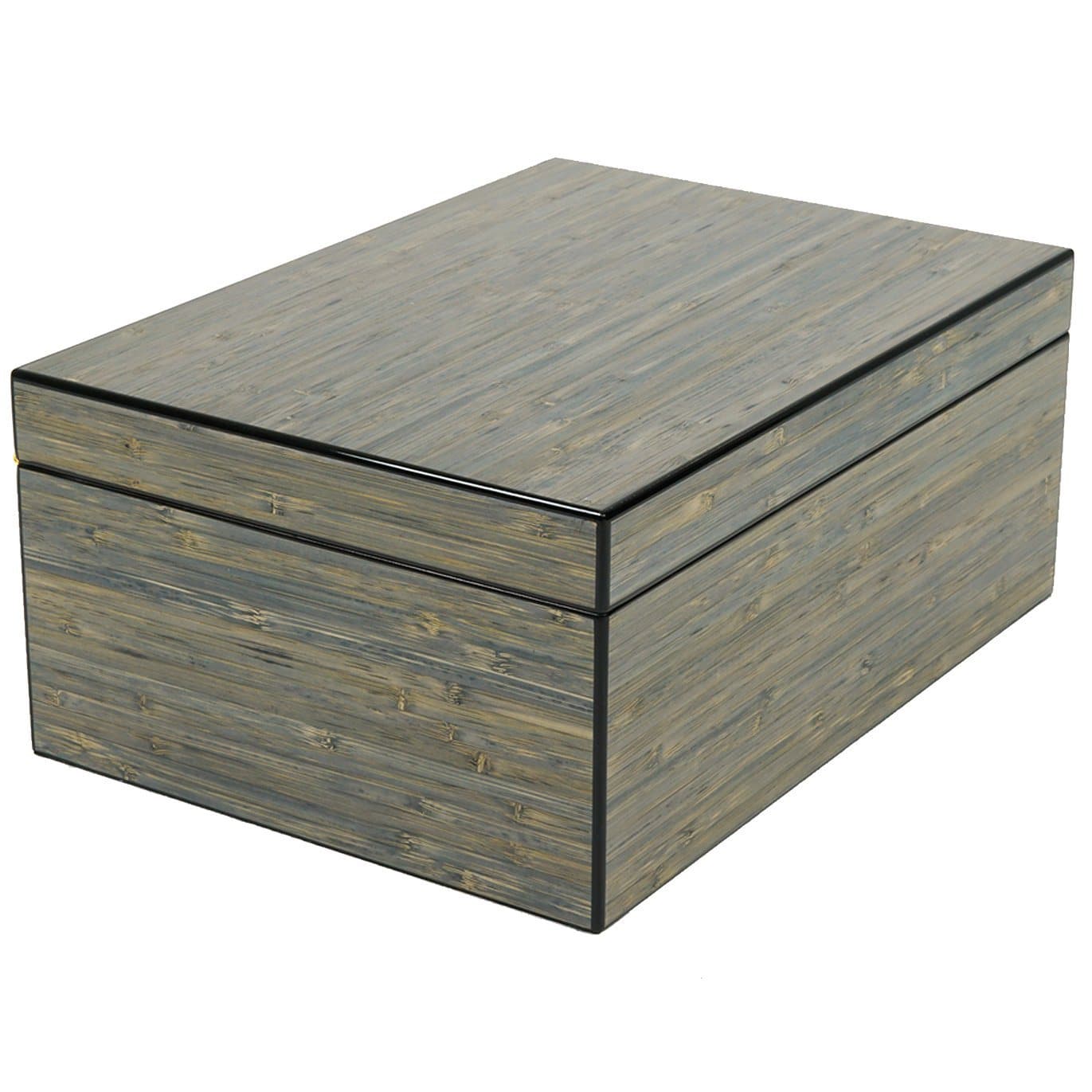 Blue Bamboo Cigar Humidor 50 Count