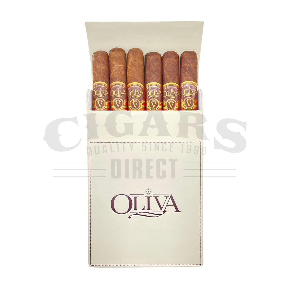 Buy Oliva Light Leather and Hand Stiched Hard Cover Cigar Case Online