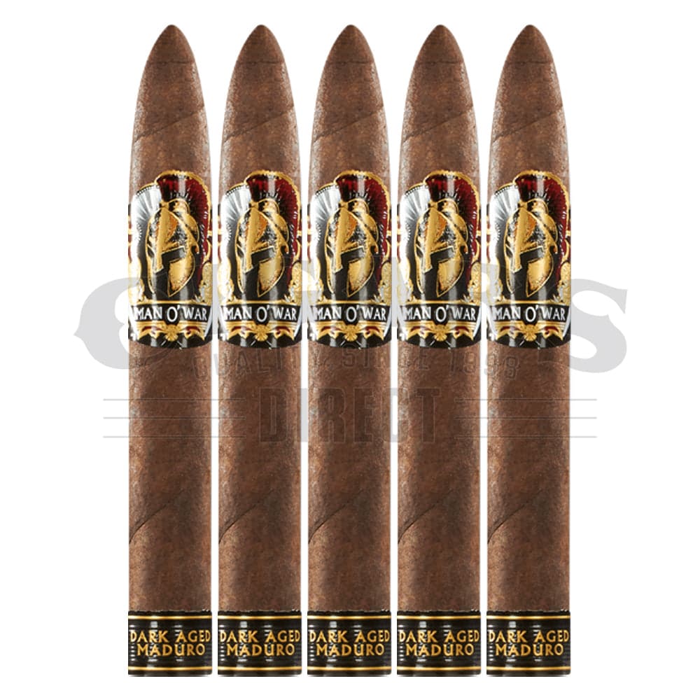 Man O' War Dark Aged Maduro Torpedo Cigars