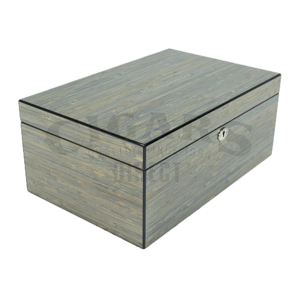 Blue Bamboo Cigar Humidor 100 Count