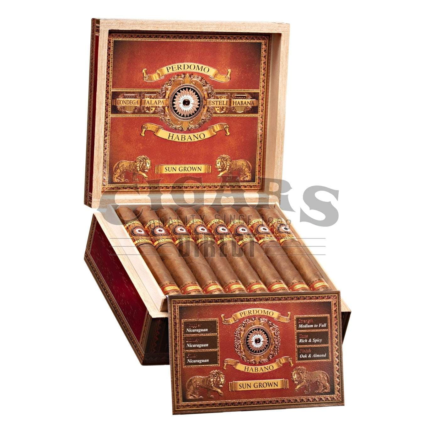 Buy Perdomo Habano Bourbon Barrel Aged Sungrown Epicure Cigars Online