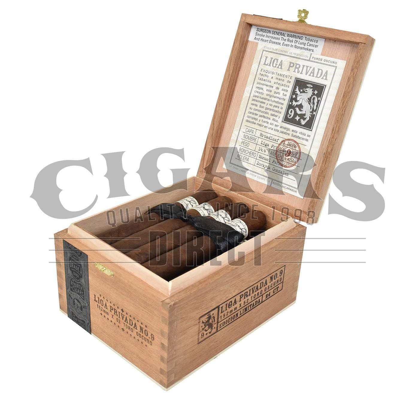 Drew Estate Liga Privada No.9 Toro Cigars