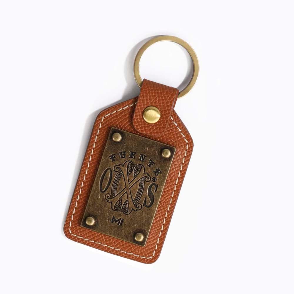Buy The OpusX Society Brown Leather Keychains Online