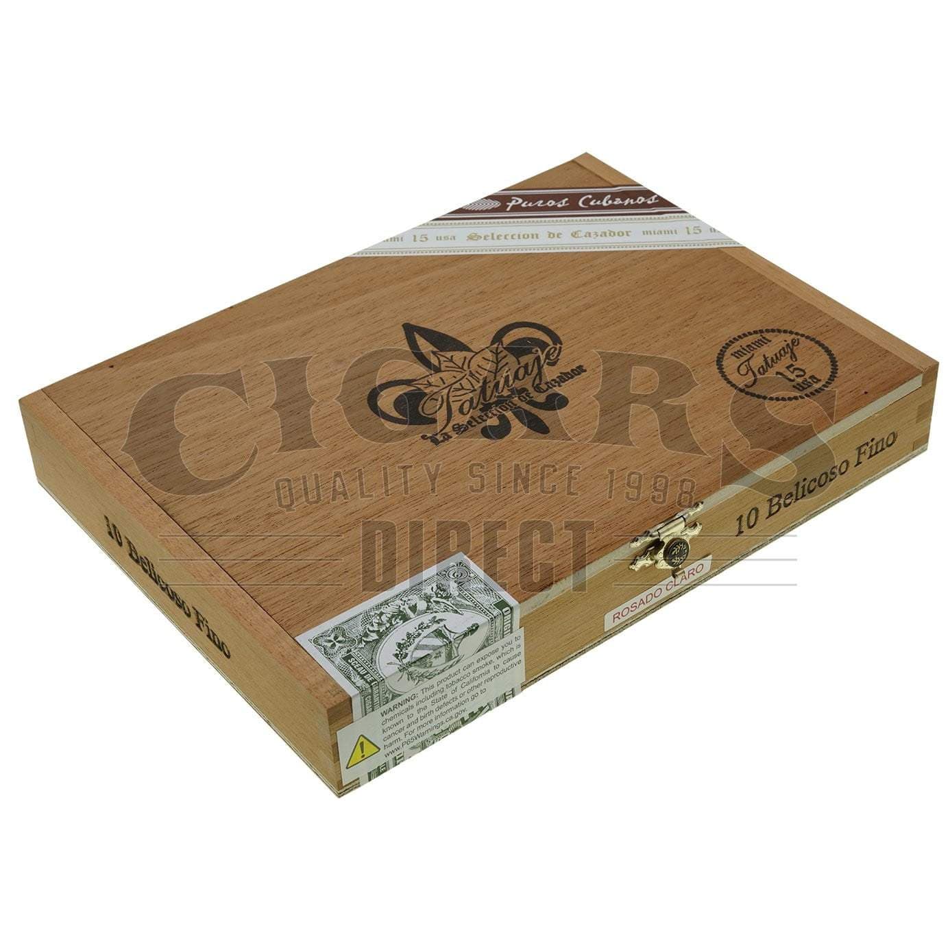 Tatuaje 15th Anniversary Belicoso Claro Cigars Online at Discount Prices