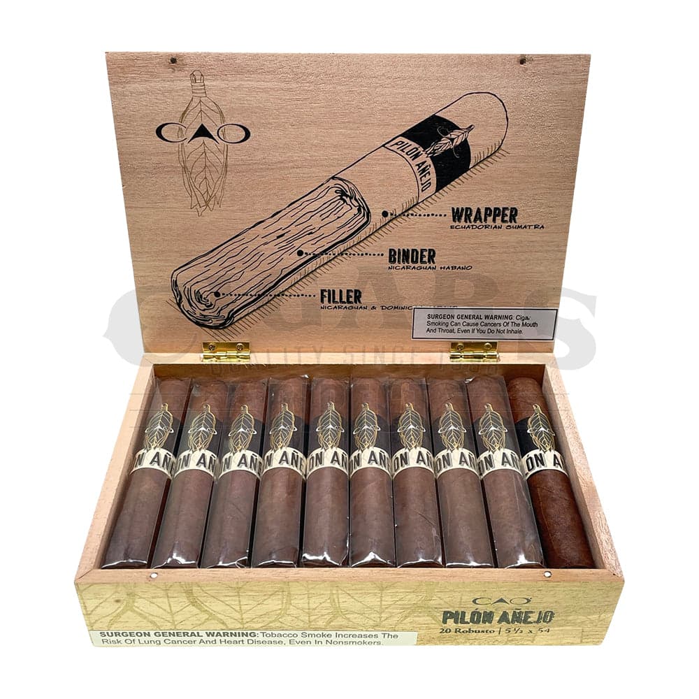 Buy CAO Pilon Anejo Robusto Cigars Online at Discount Prices &amp; Save Big