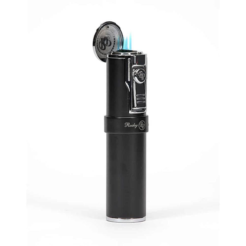 Buy Rocky Patel Black Diplomat II Table Top Torch Lighter with Punch Online