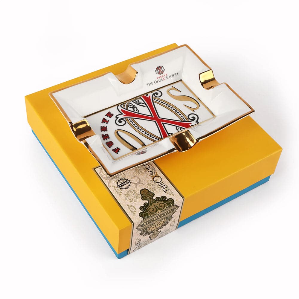 Buy Arturo Fuente The OpusX Society White Porcelain Ashtrays Online and Save