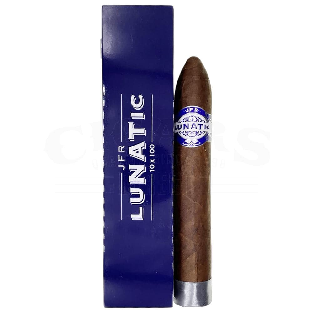 Buy JFR Lunatic Maduro 10 x 100 Belicoso Cigars Online At Discount Prices &amp; Save