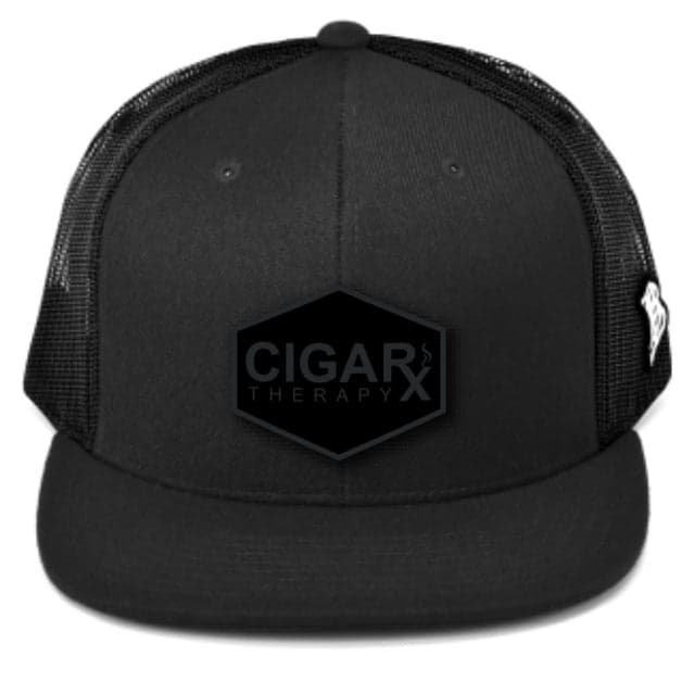 Buy CIGARx Black Flat Trucker Snapback with Blackout Rogue Patchs Online