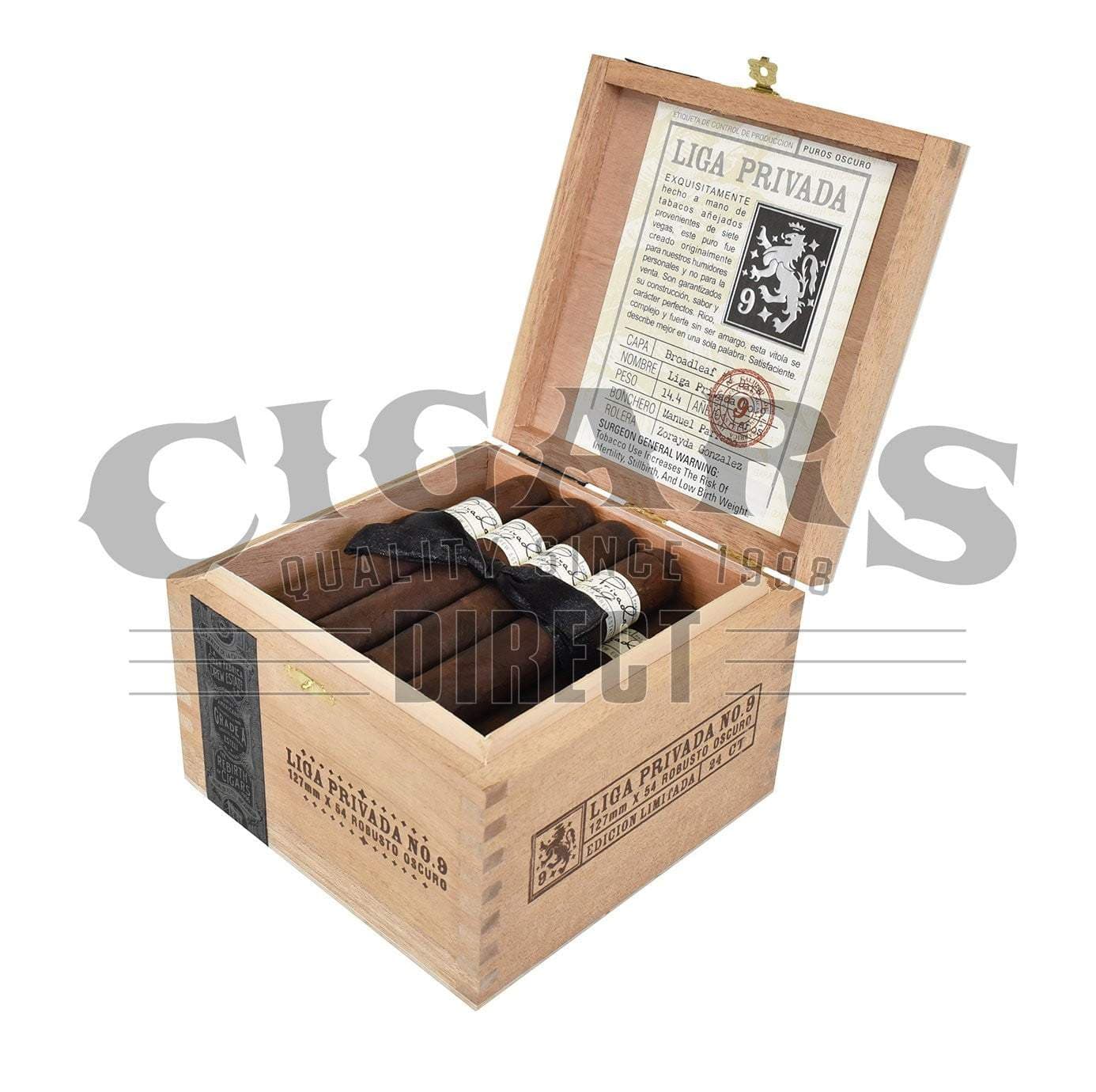 Drew Estate Liga Privada No.9 Robusto Cigars