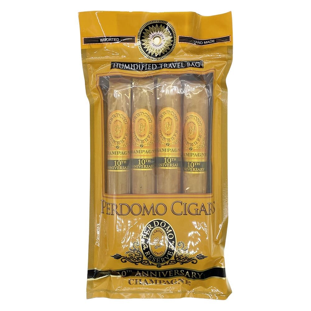 Perdomo 10th Anniversary Champagne Epicure Humidified Bags