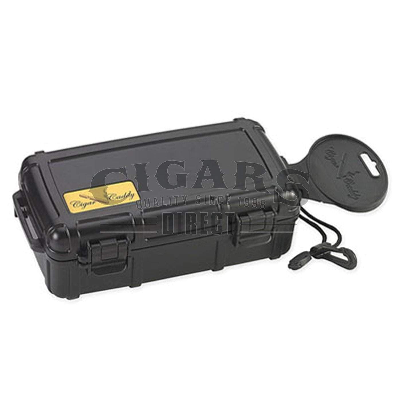 Cigar Caddy 10 Count Black Waterproof Travel Humidor Buy Online &amp; Save