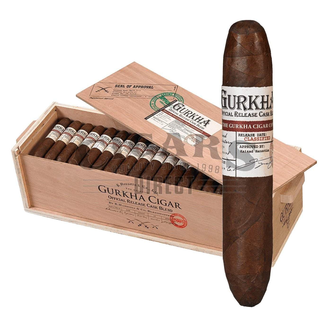 Buy Gurkha Cask Blend 6X58 Cigars Online and Save Big