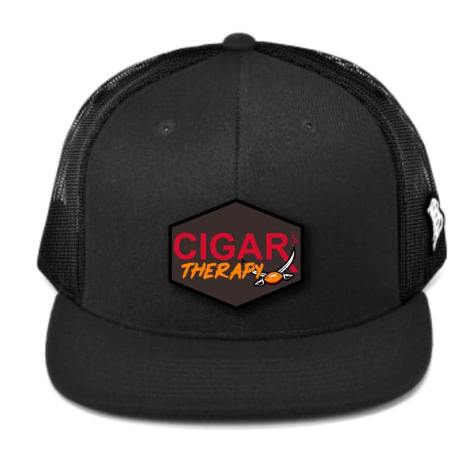 Buy CIGARx Black Flat Trucker Snapback with Swords and Football on Pewter Rogue Patch Football Edition Online &amp; Save