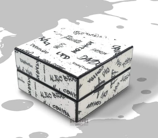 Graffiti White and Black Ashtray Set Buy Online at Discount Prices