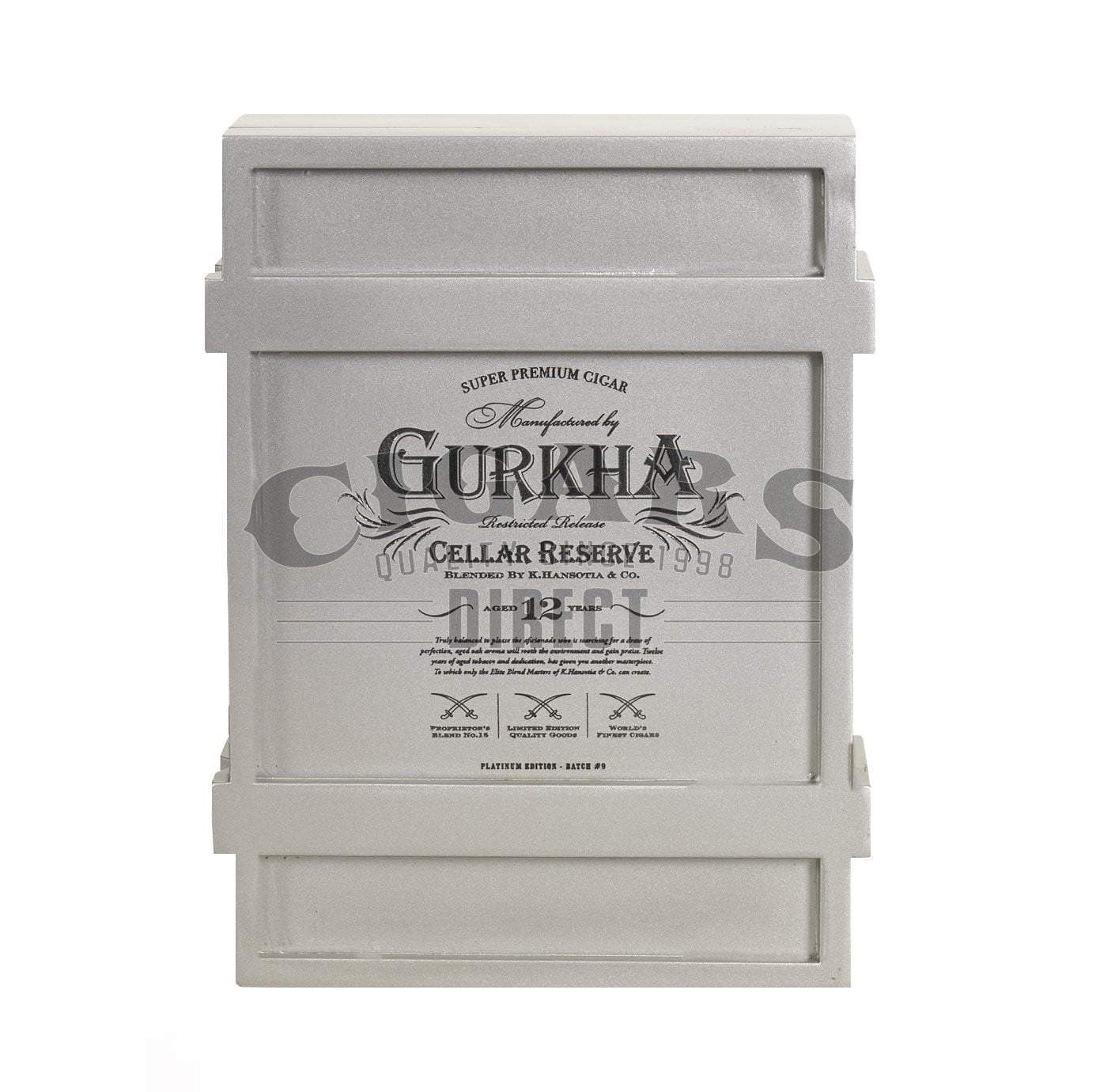 Buy Gurkha Cellar Reserve 12 Year Platinum Hedonism Cigars Online
