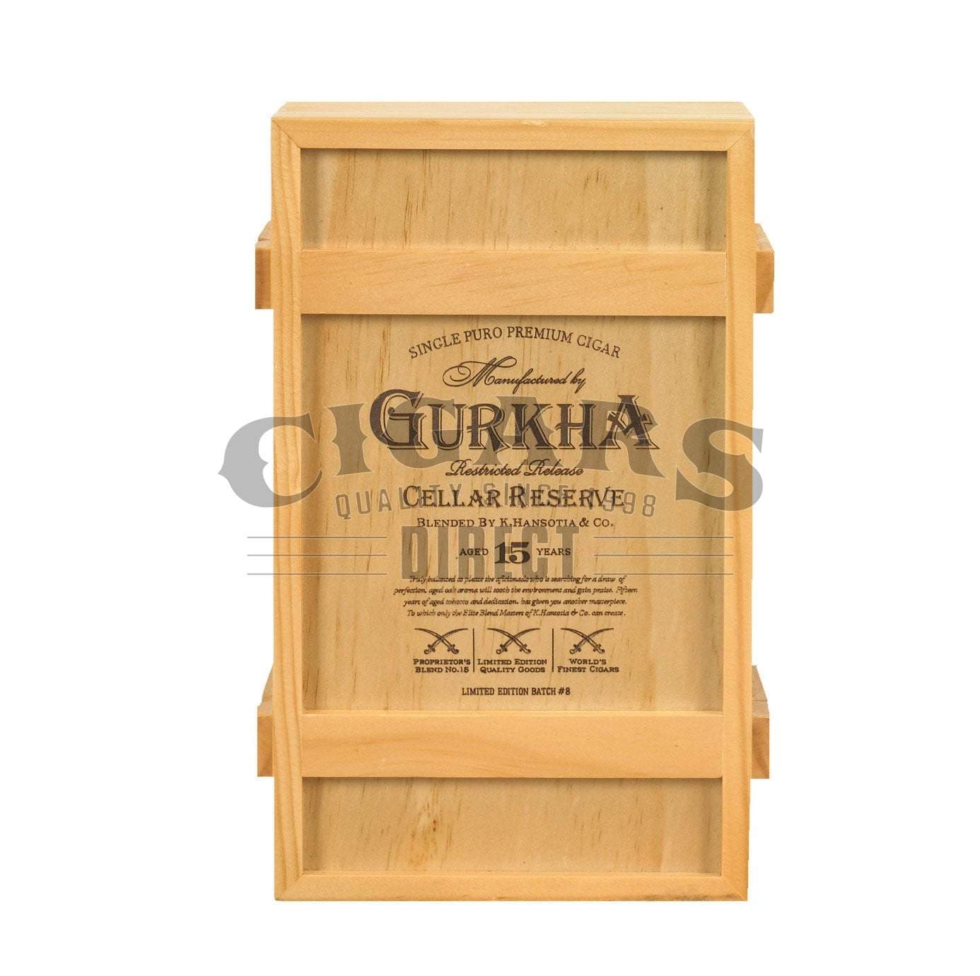 Buy Gurkha Cellar Reserve 15 Year Solara Cigars Online and Save
