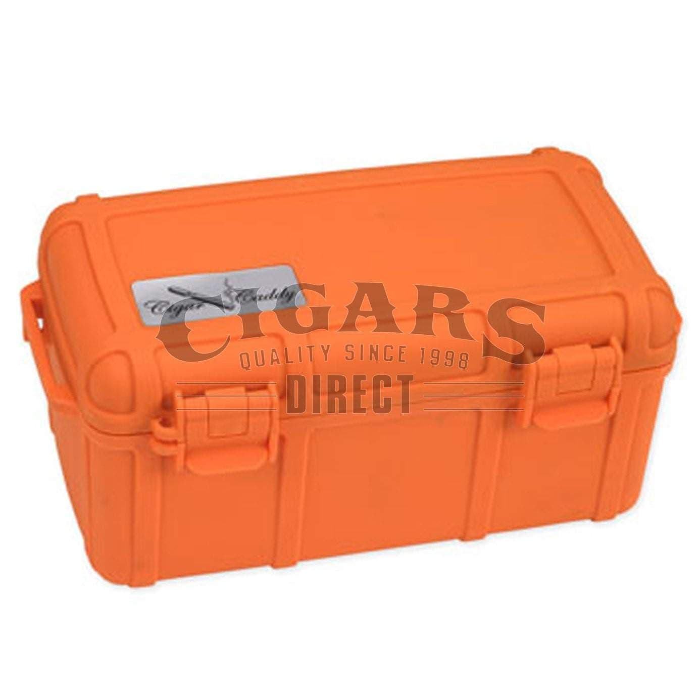 Cigar Caddy 15 Count Orange Waterproof Travel Humidor Buy Online &amp; Save