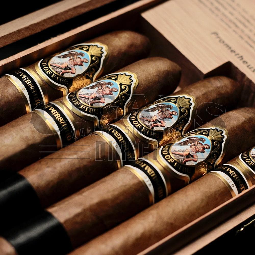 Buy God of Fire 10th Anniversary 5 Cigar Samplers Online and Save